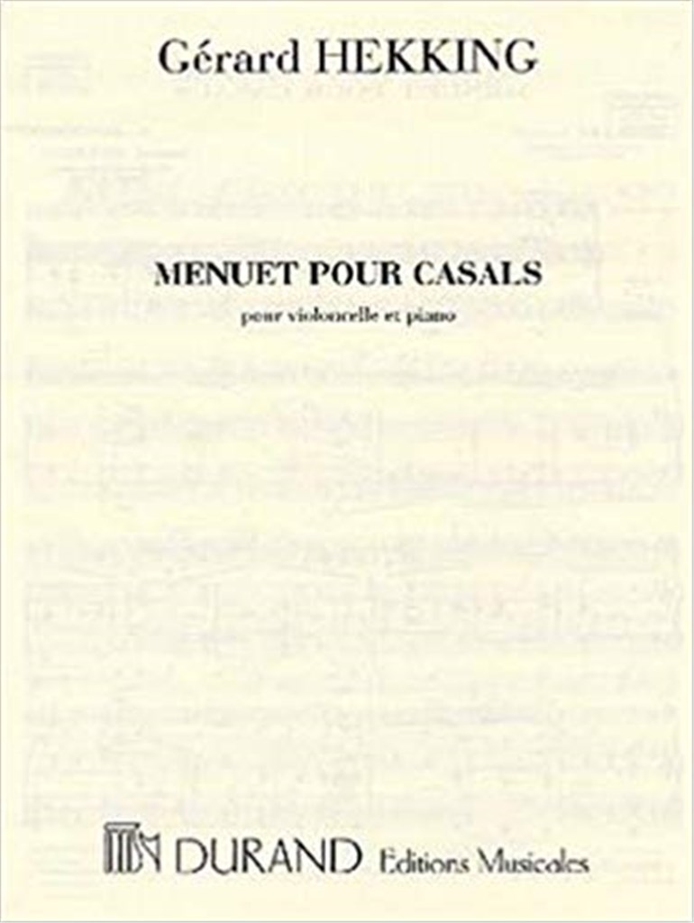 Menuet Pour Casals Vlc-Piano